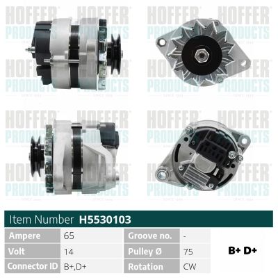 H5530103 HOFFER Генератор