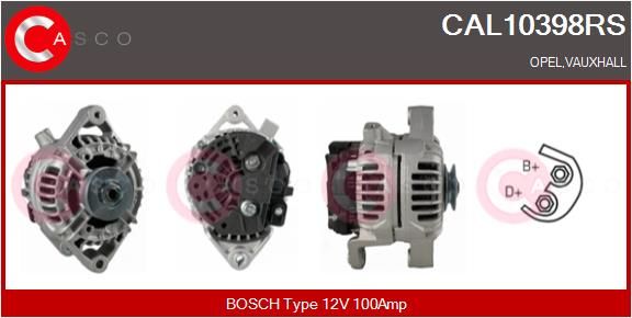 CAL10398RS CASCO Генератор