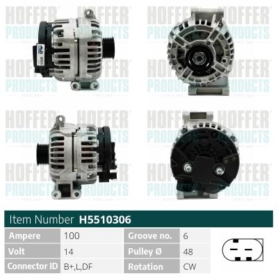 H5510306 HOFFER Генератор