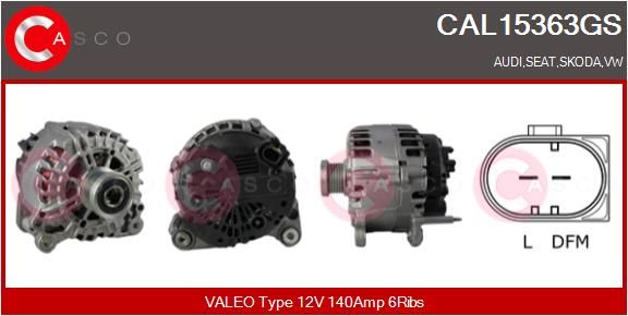 CAL15363GS CASCO Генератор