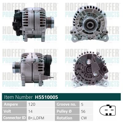 H5510005 HOFFER Генератор