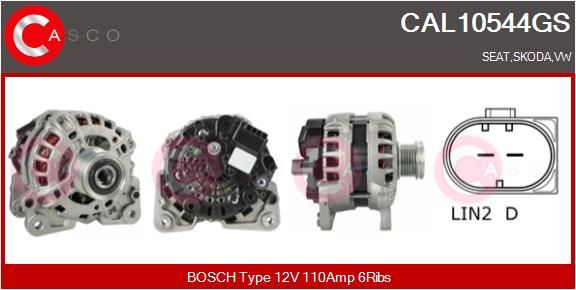 CAL10544GS CASCO Генератор