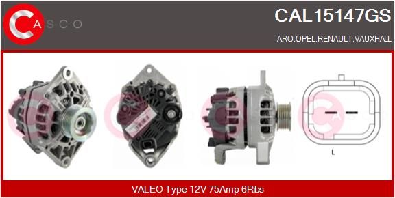 CAL15147GS CASCO Генератор