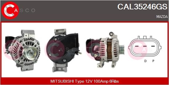 CAL35246GS CASCO Генератор