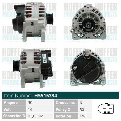H5515334 HOFFER Генератор