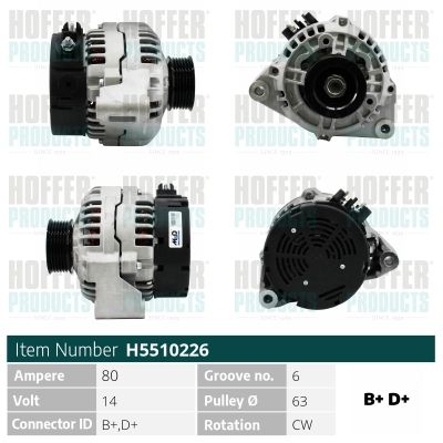 H5510226 HOFFER Генератор