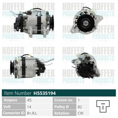 H5535194 HOFFER Генератор