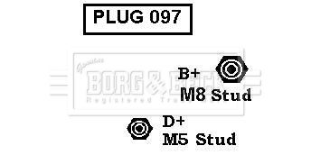 BBA2390 BORG & BECK Генератор