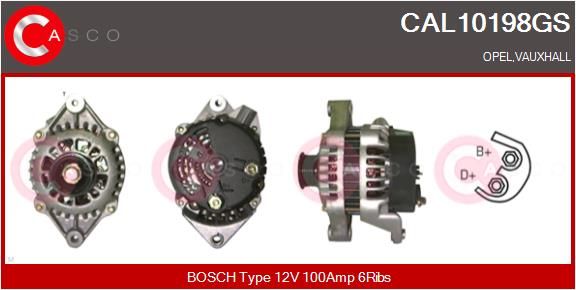 CAL10198GS CASCO Генератор