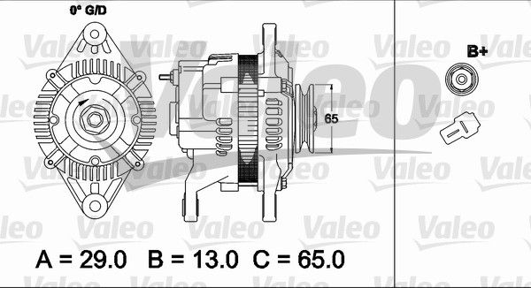 437490 VALEO Генератор