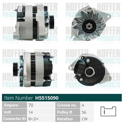 H5515090 HOFFER Генератор
