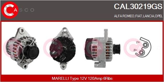 CAL30219GS CASCO Генератор