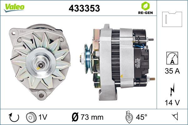433353 VALEO Генератор