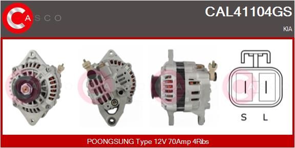 CAL41104GS CASCO Генератор