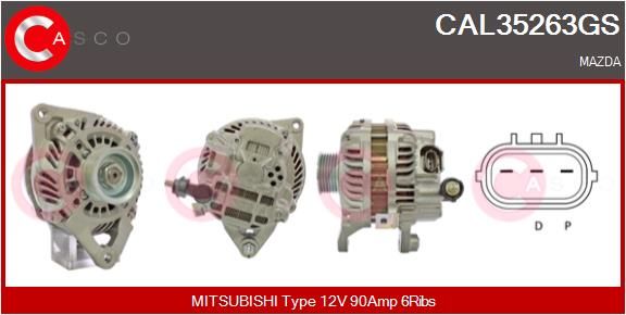 CAL35263GS CASCO Генератор