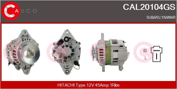 CAL20104GS CASCO Генератор