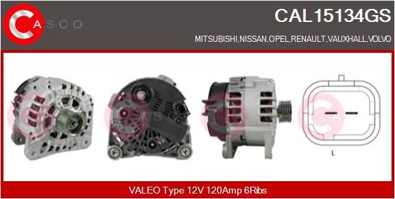 CAL15134GS CASCO Генератор