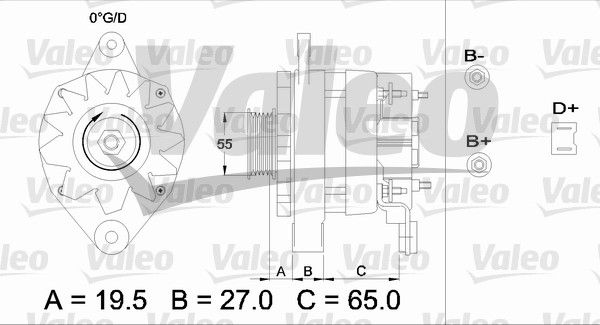 433444 VALEO Генератор