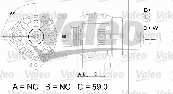 437494 VALEO Генератор