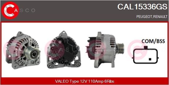 CAL15336GS CASCO Генератор