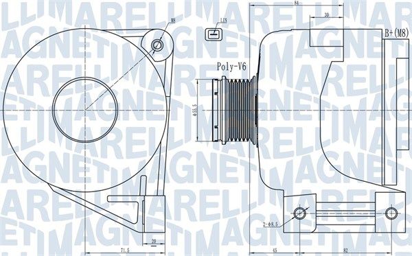 063731988010 MAGNETI MARELLI Генератор