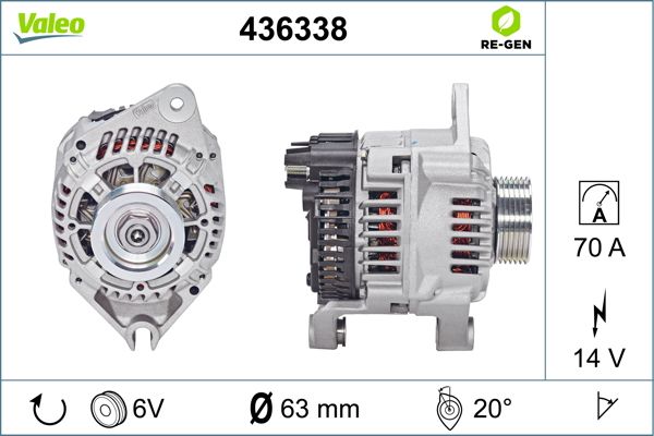 436338 VALEO Генератор