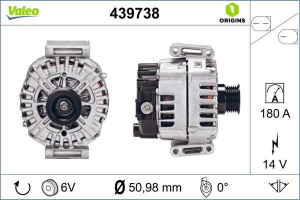 439738 VALEO Генератор