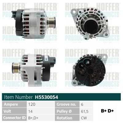 H5530054 HOFFER Генератор
