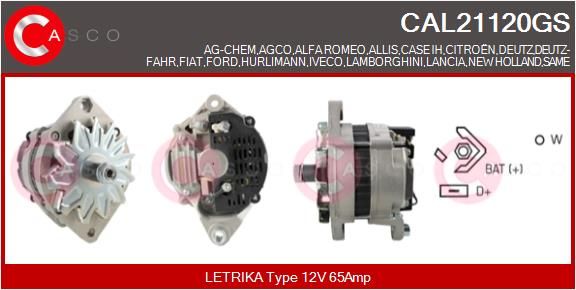 CAL21120GS CASCO Генератор