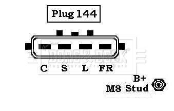 BBA2733 BORG & BECK Генератор