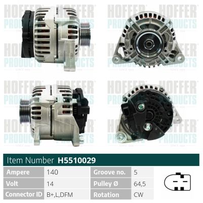 H5510029 HOFFER Генератор