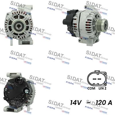 A12VA0407A2 FISPA Генератор