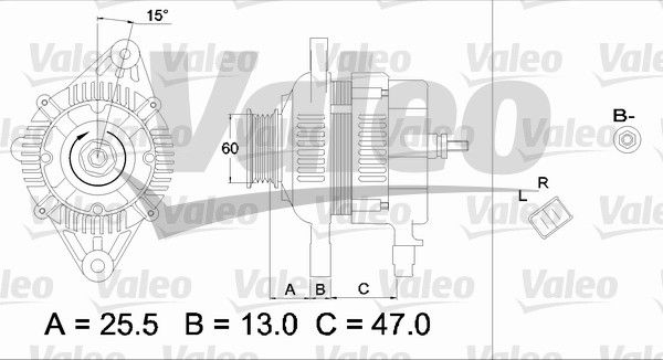 437337 VALEO Генератор