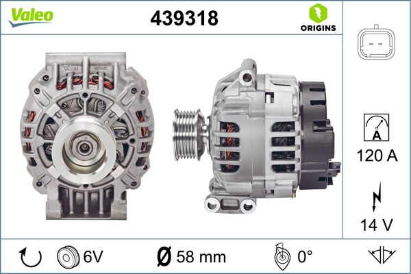 439318 VALEO Генератор