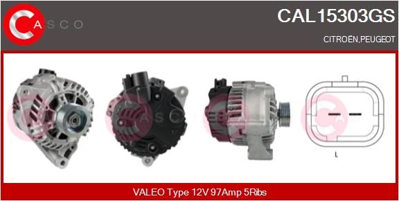CAL15303GS CASCO Генератор