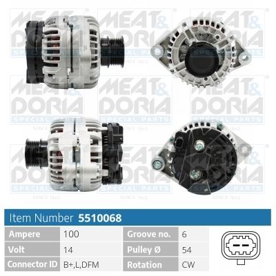 5510068 MEAT & DORIA Генератор