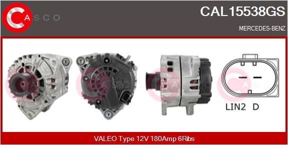 CAL15538GS CASCO Генератор