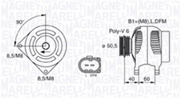 063731542010 MAGNETI MARELLI Генератор