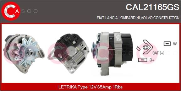 CAL21165GS CASCO Генератор