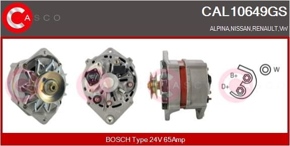 CAL10649GS CASCO Генератор