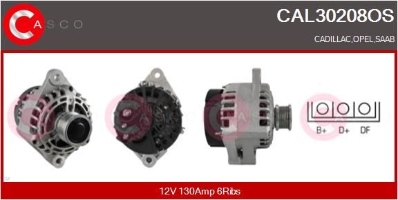 CAL30208OS CASCO Генератор