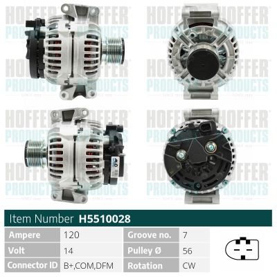 H5510028 HOFFER Генератор
