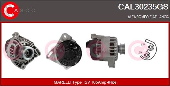 CAL30235GS CASCO Генератор