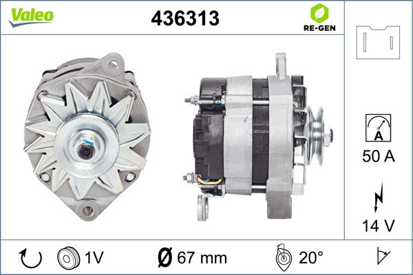 436313 VALEO Генератор
