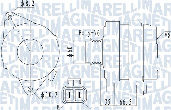063732010010 MAGNETI MARELLI Генератор