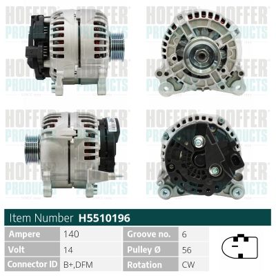 H5510196 HOFFER Генератор