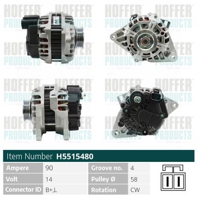 H5515480 HOFFER Генератор