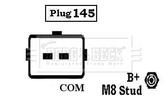 BBA3007 BORG & BECK Генератор