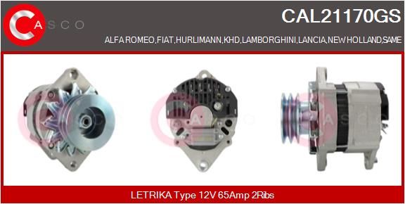 CAL21170GS CASCO Генератор
