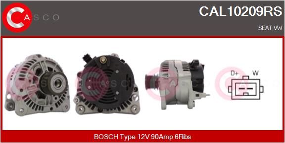 CAL10209RS CASCO Генератор